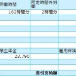 26歳ネット広告系の給料明細